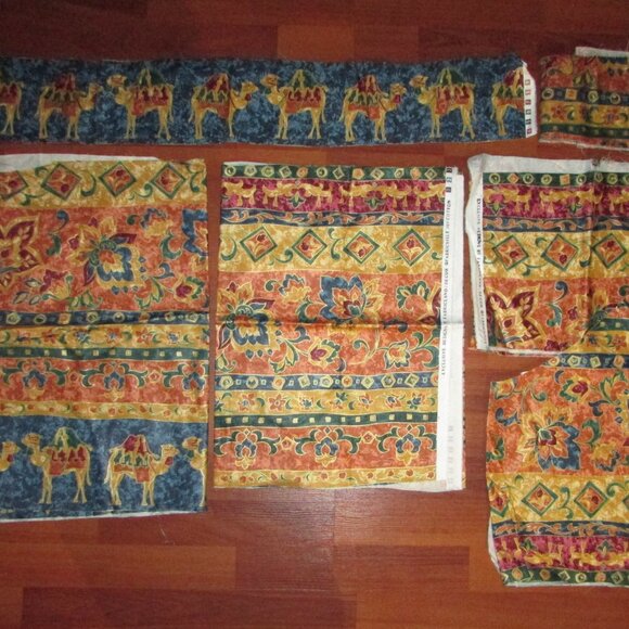 Morrocan Themed Camel Print Chintz - Picture 4 of 7